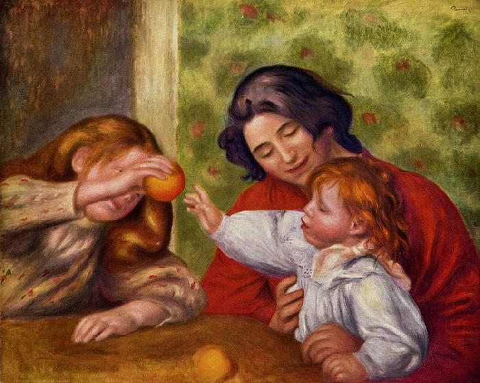 Pierre-Auguste Renoir Gabrielle, Jean und ein Madchen china oil painting image